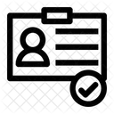Identity Card  Icon