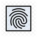 Identity Thumbprint Investigation Icon