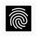 Identity Thumbprint Investigation Icon