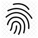 Identity Thumbprint Verification Icon