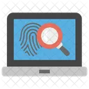 Identity Scanning Thumb Scanning Identification Icon