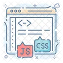 Lenguaje Binario Codificacion Web Programacion Icono