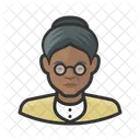 Idosos Mulheres Negras Idosos Cidadaos Icon