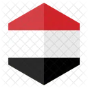 Iemen Bandeira Pais Ícone