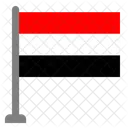 Bandeira Pais Iemen Ícone