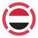 Iemen Bandeira Ícone