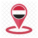 Iemen Bandeira Ícone