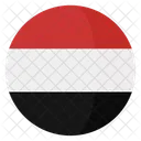 Iemen Bandeira Pais Ícone