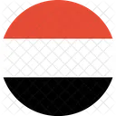 Iemen Bandeira Mundo Ícone
