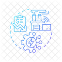 Industrial Electricity Electrification Icon