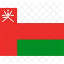 Nach Oman Flaggen ISO Symbol