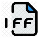 Iff Datei Audiodatei Audioformat Symbol