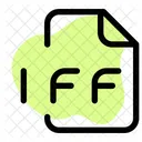 Iff Datei Audiodatei Audioformat Symbol