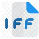 Iff Datei Audiodatei Audioformat Symbol