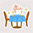 Iftar Table Iftar Drinks Ramadan Iftar Icon