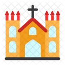 Iglesia Britanica Iglesia Edificio Icono