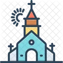 Iglesia Casa De Dios Lugar De Culto Icono