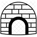 이글루 겨울 눈 아이콘