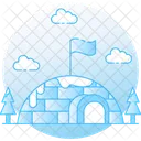 Snowhouse Igloo Snow Home Icon