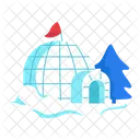 Igloo Eskimo House Icon
