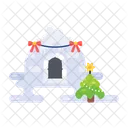 Ice Shelter Igloo House Winter Shelter Icon