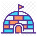 Igloo Snow Winter Icon
