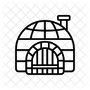 Igloo Winter House Icon