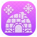 Igloo Winter Snow Icon