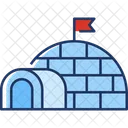 Igloo House Winter Icon