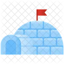 Igloo House Winter Icon