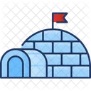 Igloo House Winter Icon