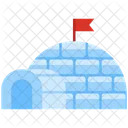 Igloo House Winter Icon