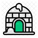 Iglu Invierno Navidad Icono