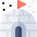 Iglu Schnee Haus Symbol