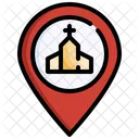 Localização da igreja  Ícone