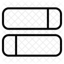 Linea De Interfaz De Usuario Icono