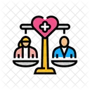 Igualdad De Acceso A La Atencion Sanitaria Icono