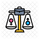 Igualdad De Oportunidades Maletin Icono