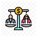Igualdad Paga Igualdad Icono