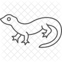Reptil Escamoso Lagarto Icono