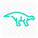 Iguanodon Dinosaur Color Icon