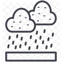 Pluie Meteo Nuage Icône