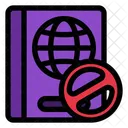 Ilegal Crimen Refugiado Icono