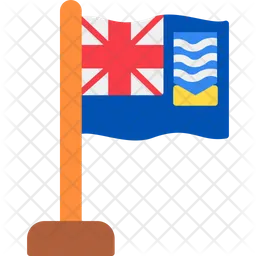 Ilhas Malvinas Flag Ícone