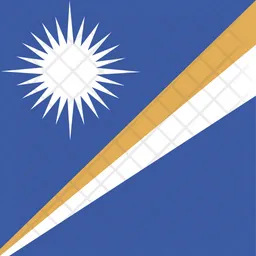 Ilhas Marshall Flag Ícone