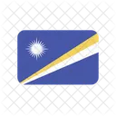 Ilhas Marshall Bandeira Pais Ícone