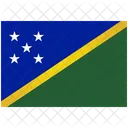 Bandeira Pais Ilhas Salomao Ícone