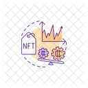 Nft App Screen Conceitos Ícone