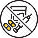 Illegal Banned Criminal Illegitimate Unlicensed Illicit Prohibited Unlawful Wrongful Icon