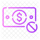 Illegal No Money Money Laundering Icon